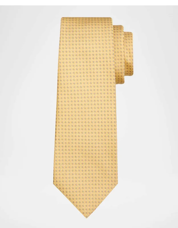 Micro-geometric Silk 7-fold Tie
