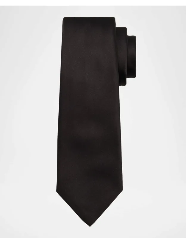 Solid Silk 7-fold Tie
