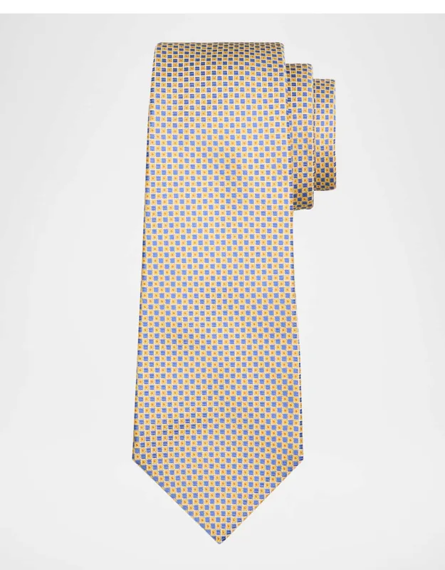 Micro-geometric Silk 7-fold Tie