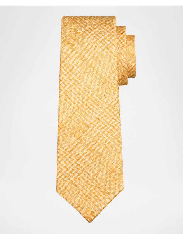 Glen Plaid Silk 7-fold Tie