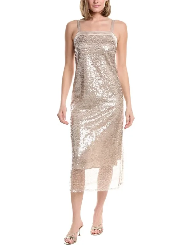Silk-blend Midi Dress