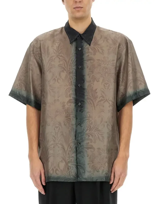 Classic Button-down Silk Shirt