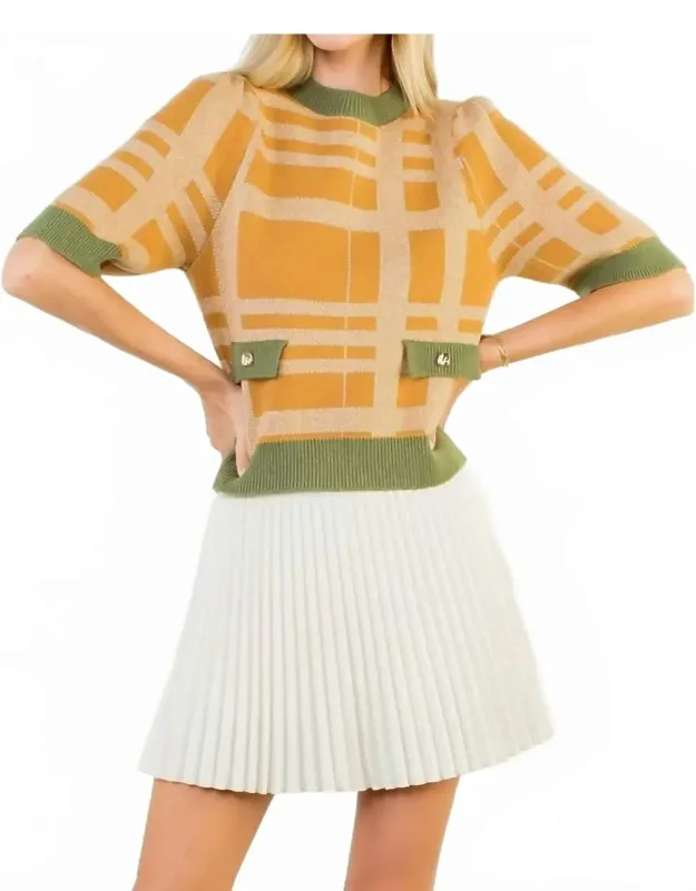 Short Sleeve Sweater
