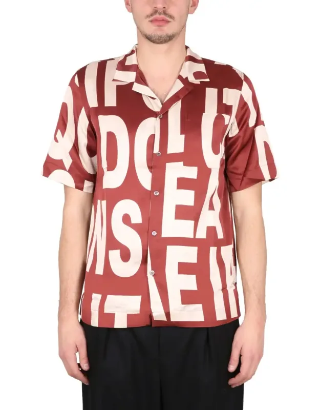 Bowling Collar Relaxed Fit Shirt
