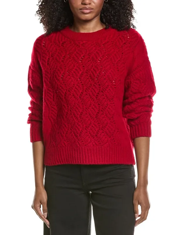 Novelty Stitch Cashmere Sweater