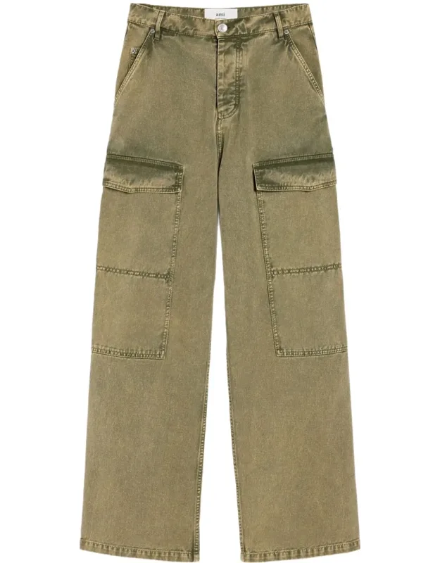 Relaxed Wide-leg Trousers
