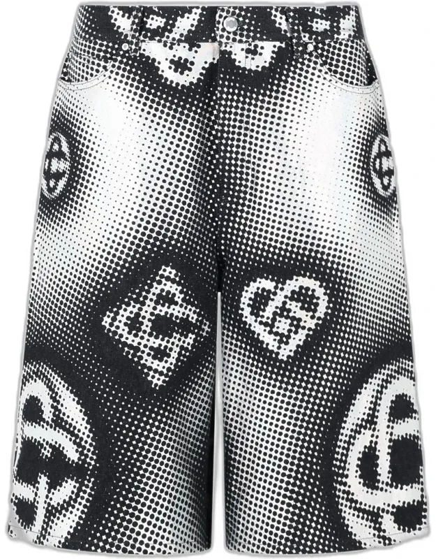 Perlescent Cotton Bermuda Shorts