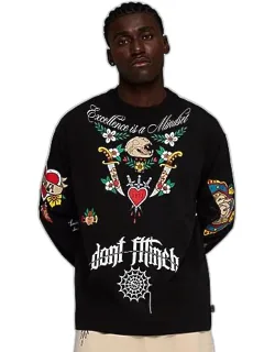 Swish N' Ink Long-sleeve Basketball T-shirt