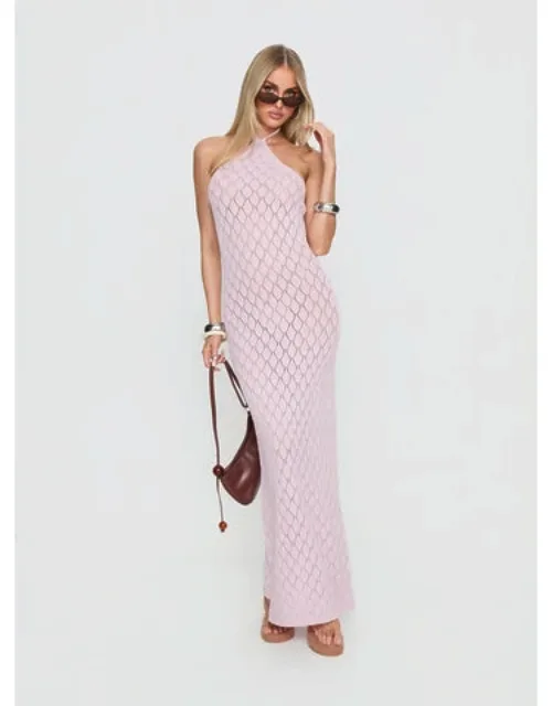 Jorda Halter Crochet Maxi Dress