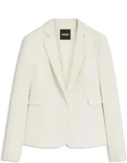 Slim-fit Blazer With Angled Darts