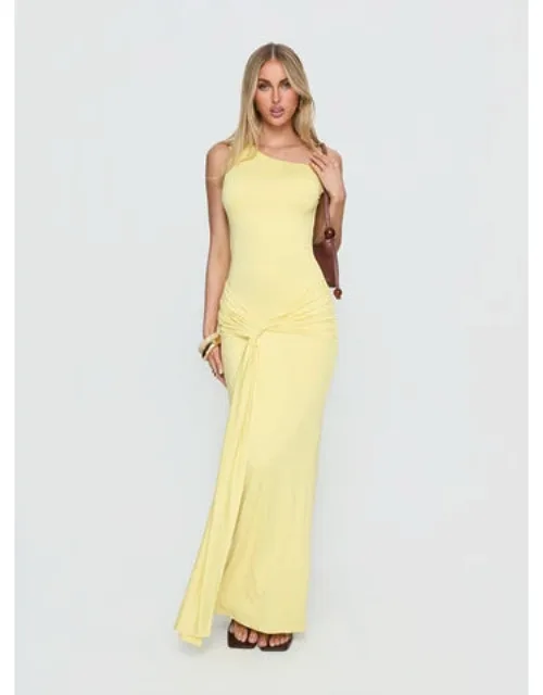 Get Lucky Drape One Shoulder Maxi Dress