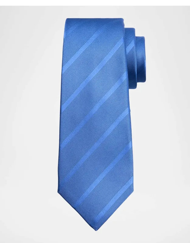 Diagonal Stripe Jacquard Silk 7-fold Tie