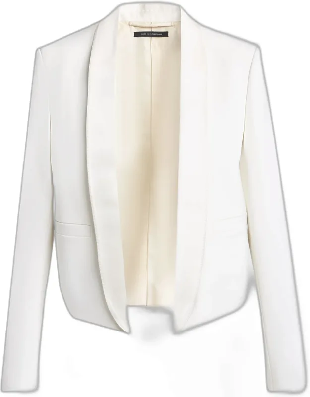 Crop Open Blazer