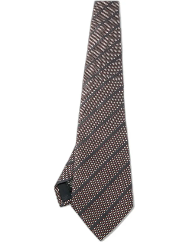 Striped Silk Traditional Tie