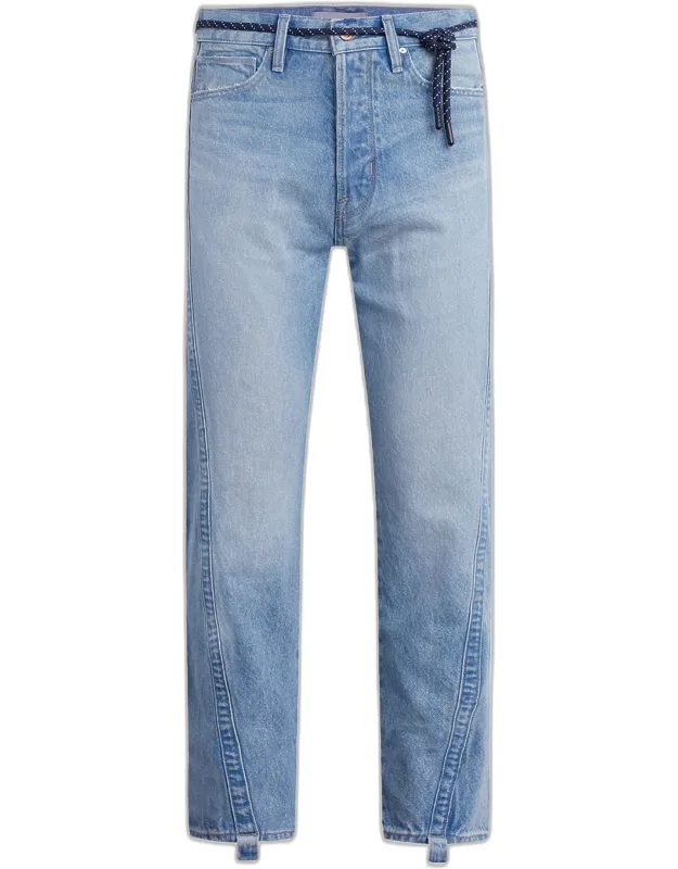 Twisted Seam Straight Fit Jeans