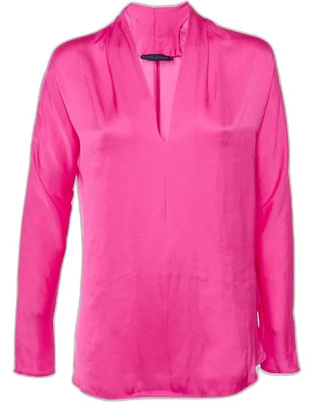 Neon Pink Georgette Tunic