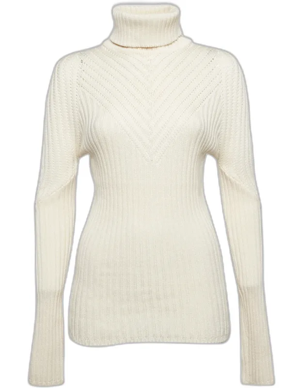 Rib Knit Turtle Neck Sweater