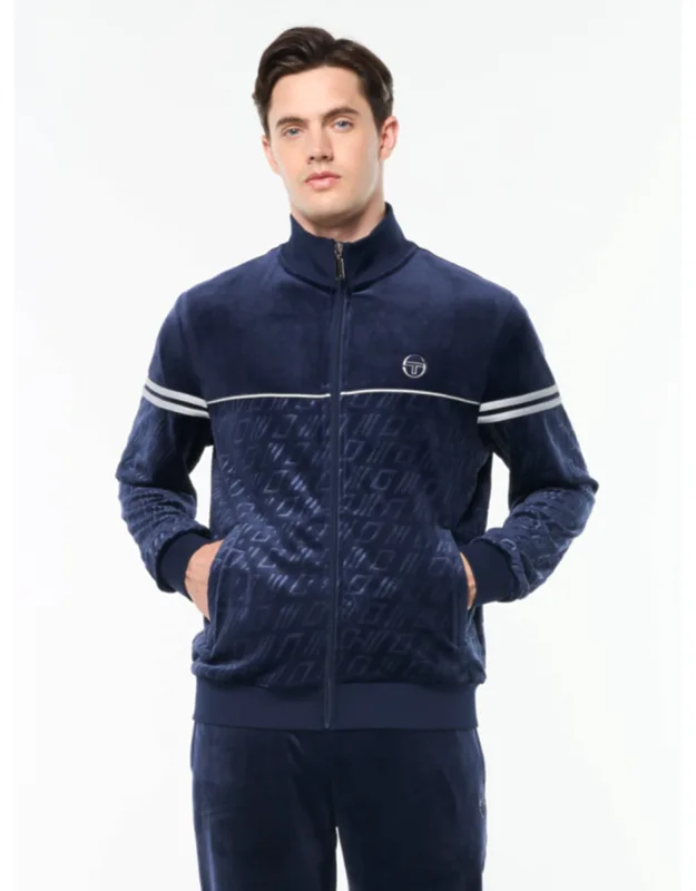 Bandiera Track Jacket - Luxe Texture, Standout Detail