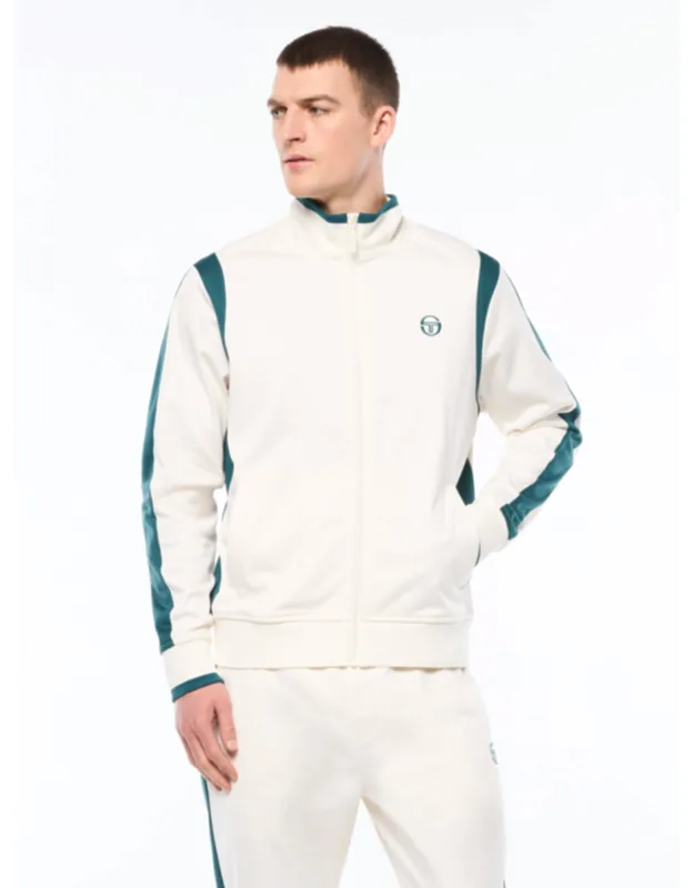 Massimo Track Jacket - Lightweight Brushed Fabric, High-neck Design