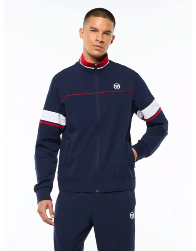 Solare Track Jacket With Full-zip Front And Structured Stand Collar
