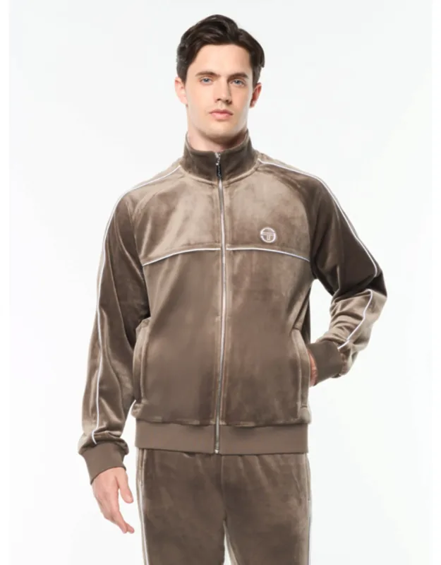 Lioni Track Jacket With Contrast Piping And Embroidered Monogram