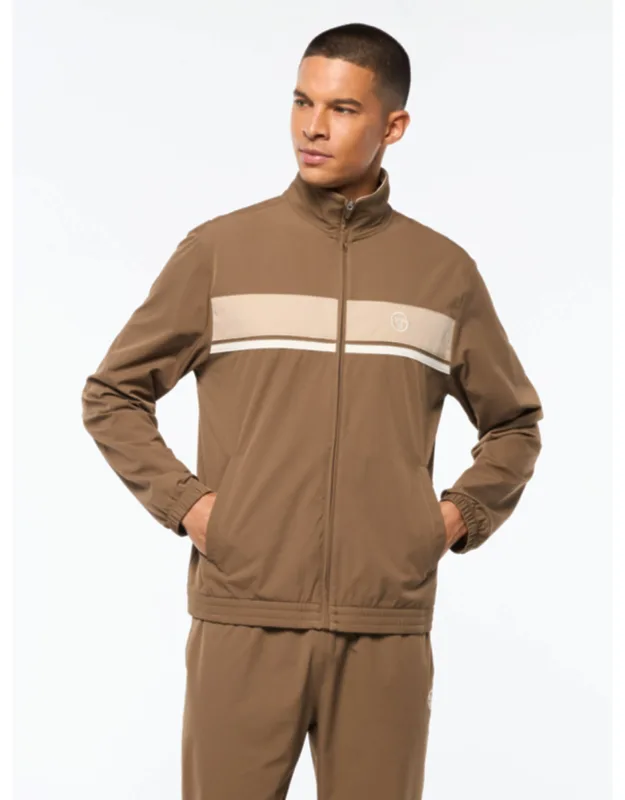 Damarindo Track Jacket - Performance Nylon With Double-stripe Design