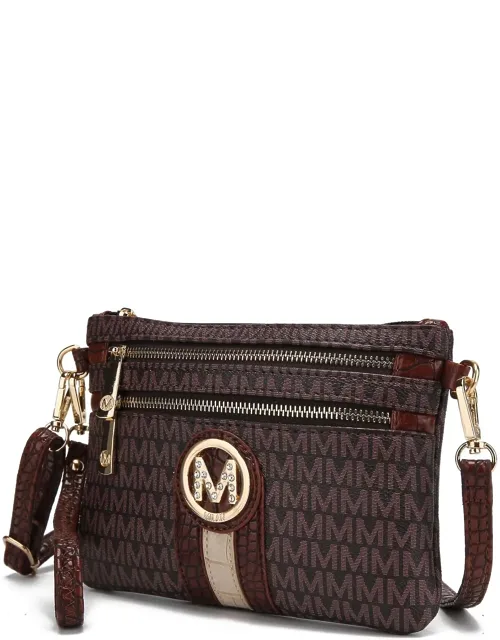 Tarren Crossbody Bag With Gold-tone Hardware And Spacious Pockets