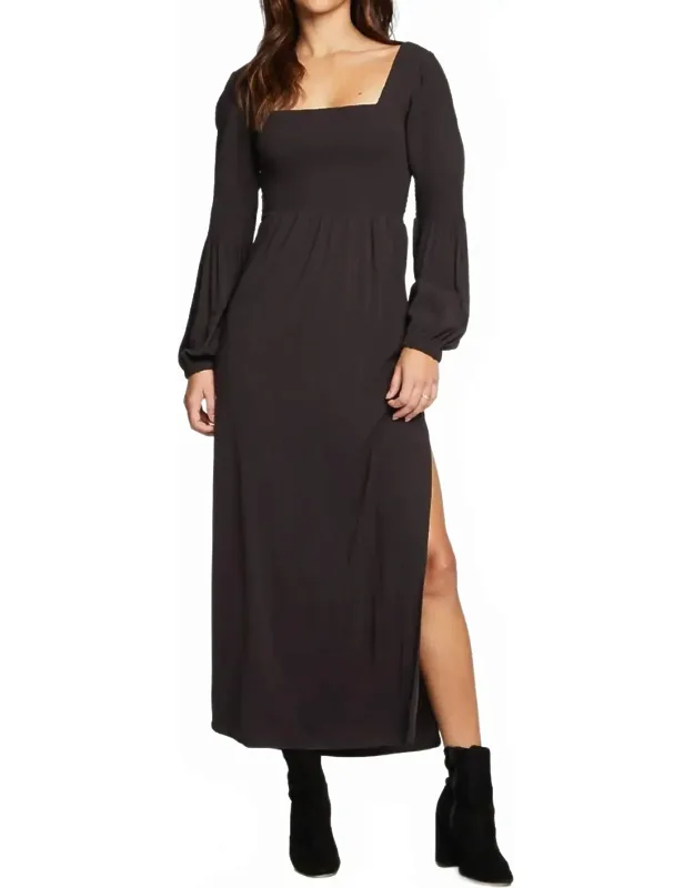 Smocked Long Dress