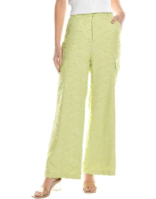 Fringe Pattern Cargo Pants