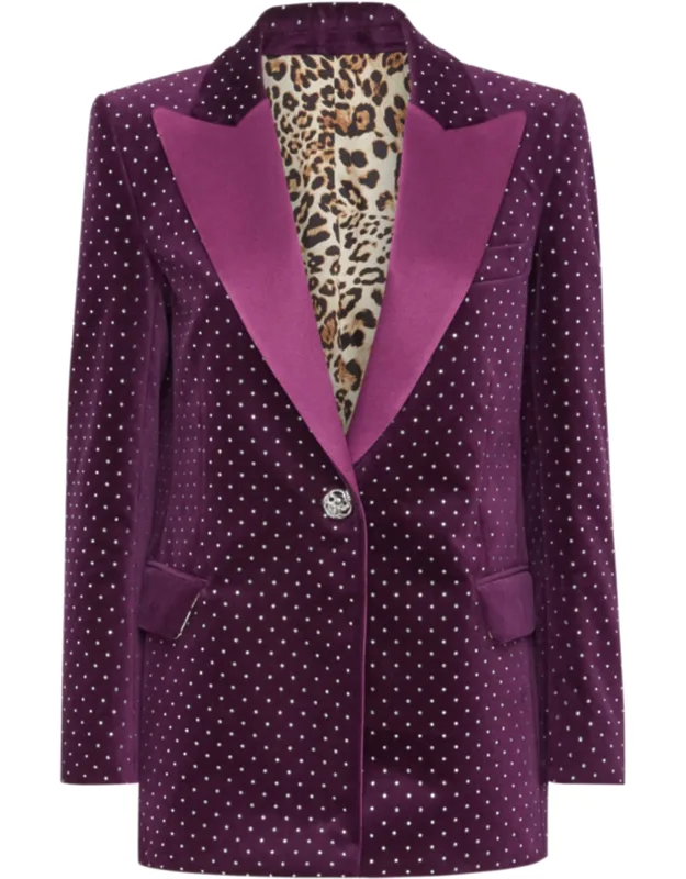 Blazer With Crystals