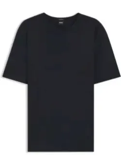 Cotton-linen T-shirt In A Regular Fit