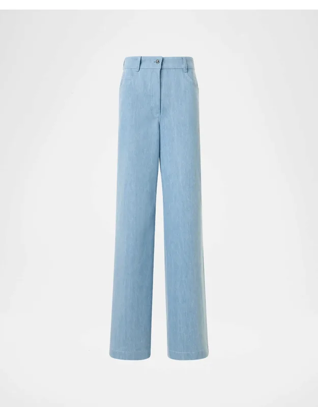 Wide-leg Denim Pants