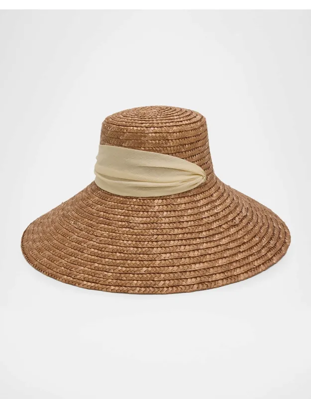 Wide-brim Straw Sun Hat
