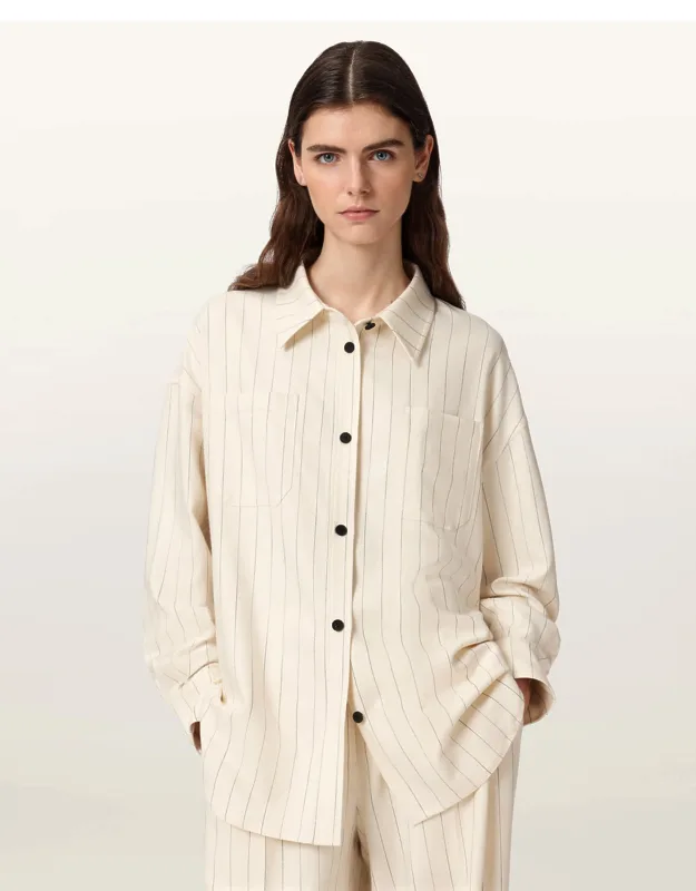 Relaxed Fit Long Sleeve Shirt