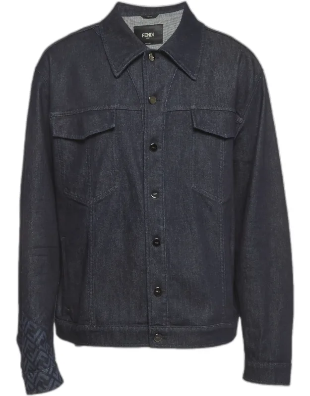 Denim Button Front Jacket