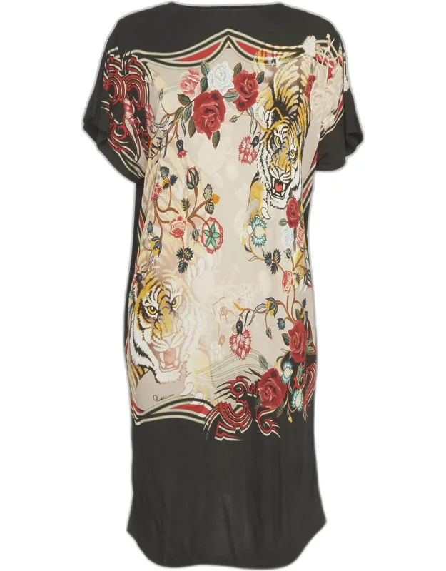Printed Jersey Mini Dress