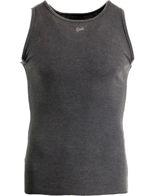 Logo Rib Tank Top