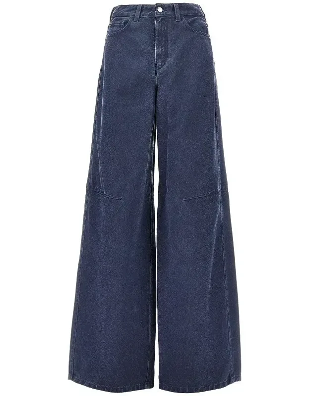 Wide Leg Denim Pants
