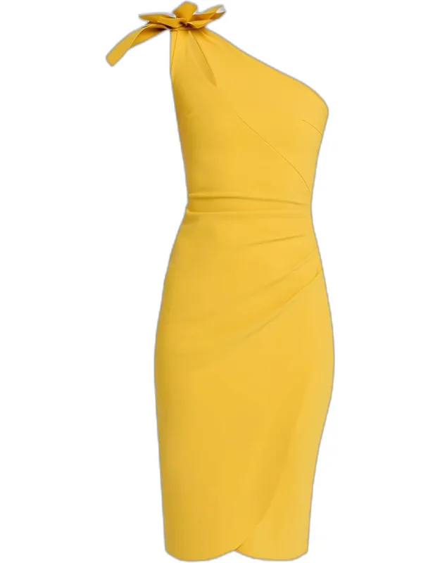 Cutout One-shoulder Bodycon Dress