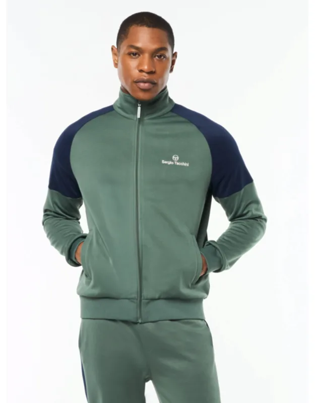 Spacco Track Jacket - Premium Double-face Knit Fabric, Stand-up Collar