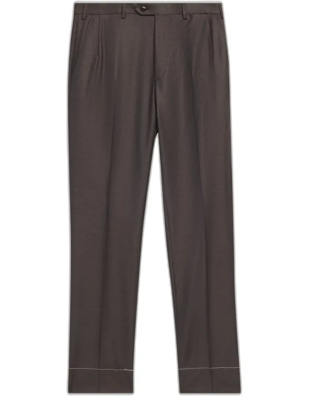 Wool And Cashmere Sharkskin Two-piece Suit