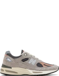 Perforated Panelled Sneakers