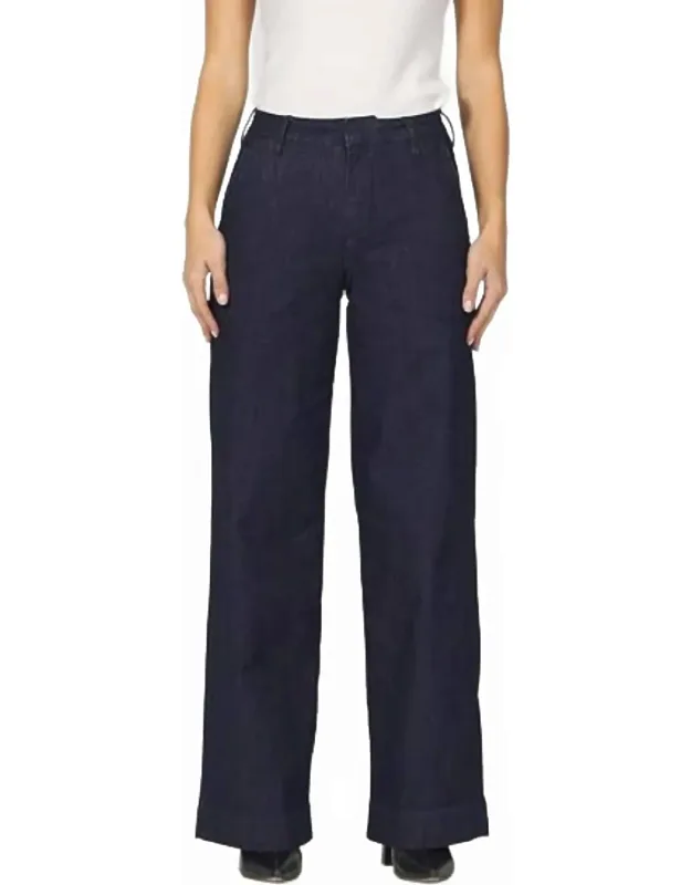 Brandy High Rise Relaxed Straight Leg Trousers