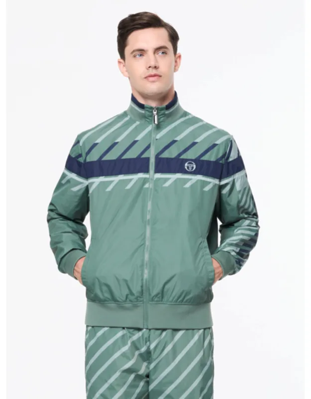 Quadretto Track Jacket - Lightweight, Water-resistant