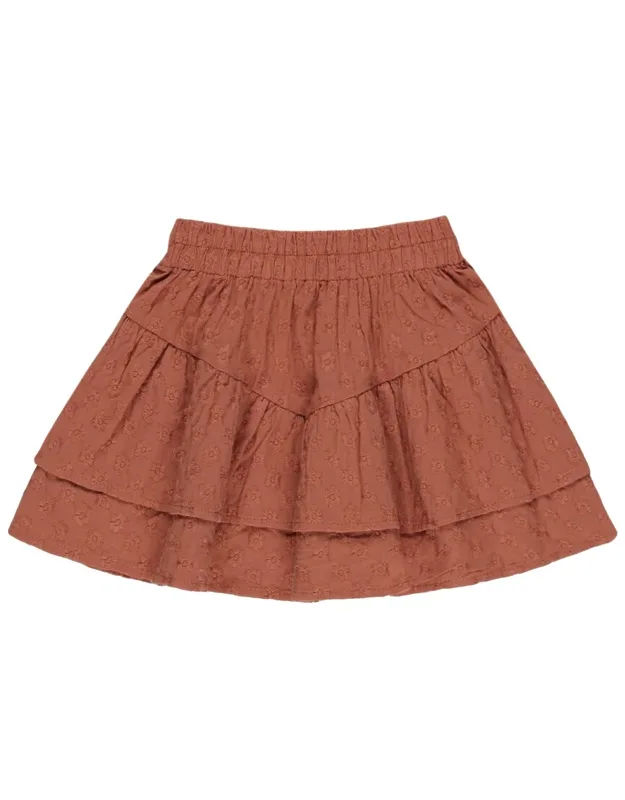 Tiered Mini Skirt