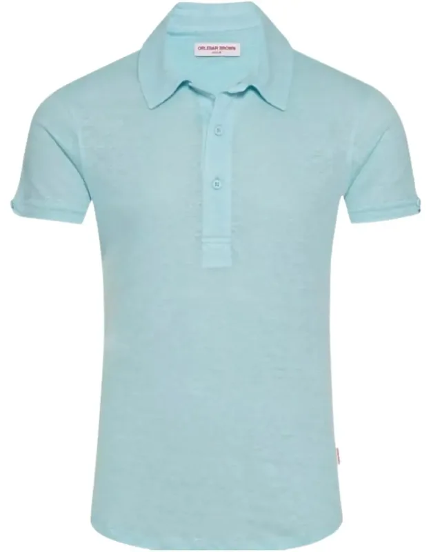 Sebastian Linen Polo Shirt