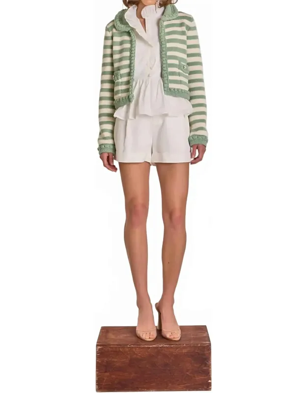 Stripe Cardigan