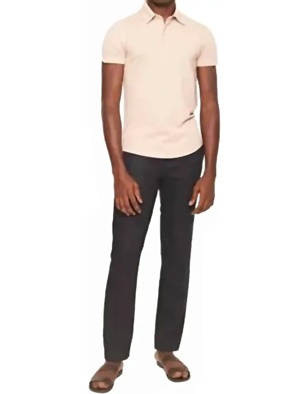 Cotton Silk Polo Shirt
