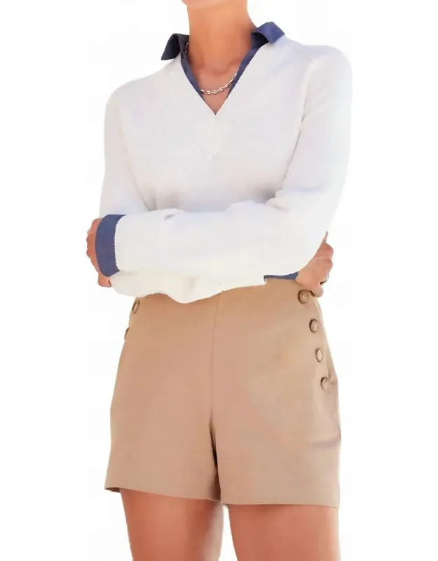 Button Pocket Shorts