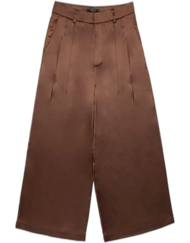 Otto Satin Wide Leg Pants